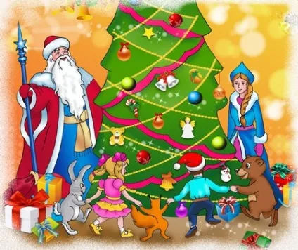 Вірші на новий рік для малюків (ялинка) Вірші на новий рік для малюків