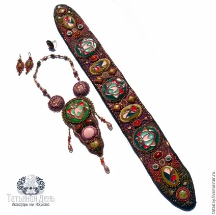 Створюємо пояс з бісерної вишивкою - ярмарок майстрів - ручна робота, handmade (бісер чеський) Створюємо пояс з бісерної вишивкою - ярмарок майстрів - ручна робота, handmade