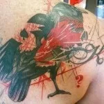 Тату ворон 12 значень, 76 фото і кращі ескізи (ворон) Тату ворон 12 значень, 76 фото і кращі ескізи