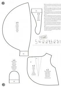 Sweetheart doll від тильда секрети пошиття (тильда) Sweetheart doll від тильда секрети пошиття