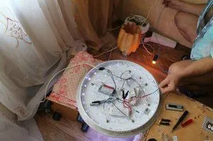 Схема підключення люстри з пультом, як підключити люстру з пультом управління, підключення харчування (підключення) Схема підключення люстри з пультом, як підключити люстру з пультом управління, підключення харчування