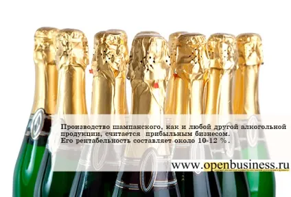 Свій бізнес виробництво шампанського та інших ігристих вин (бізнес) Свій бізнес виробництво шампанського та інших ігристих вин