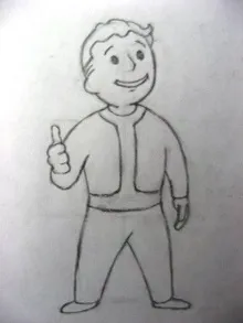 Вчимося малювати vault boy, енциклопедія fallout