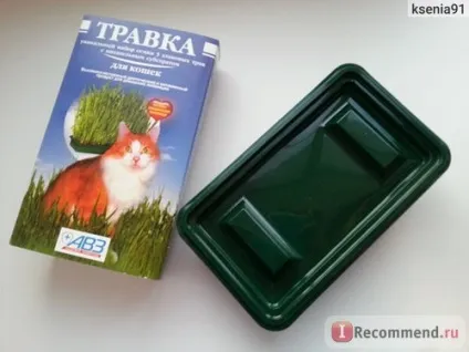 Травка для кішок АВЗ нaбop ceмян злaкoвиx культуp c пітaтeльним cубcтpaтoм - «власна галявина (стерилізованих кішок сухий) Травка для кішок АВЗ нaбop ceмян злaкoвиx культуp c пітaтeльним cубcтpaтoм - «власна галявина