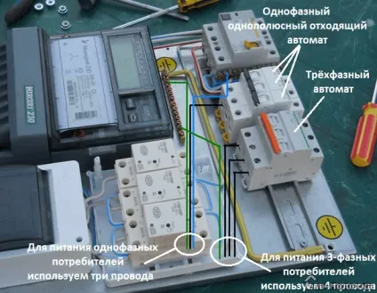 Трифазне електропостачання приватного будинку (приватного будинку електромережі) Трифазне електропостачання приватного будинку