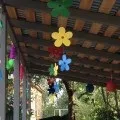 Прикраса ділянки з дерева «корівка і жираф» (дерева) Прикраса ділянки з дерева «корівка і жираф»