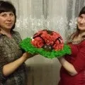 Прикраса ділянки з дерева «корівка і жираф» (дерева) Прикраса ділянки з дерева «корівка і жираф»