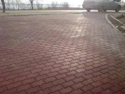 Укладання тротуарної плитки під автомобіль - плитка під машину (укладання тротуарної плитки під автомобіль) Укладання тротуарної плитки під автомобіль - плитка під машину