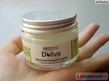 Зволожуючий крем doliva з гіалуроновою кислотою - «якісне зволоження, натуральні масла в (крем) Зволожуючий крем doliva з гіалуроновою кислотою - «якісне зволоження, натуральні масла в
