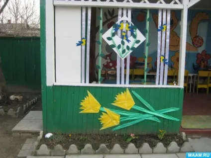 Весняне оформлення веранди