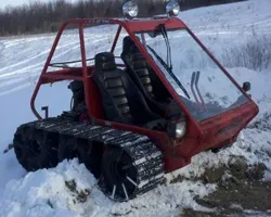 Саморобний снігохід на гусеницях (гусеницях) Саморобний снігохід на гусеницях