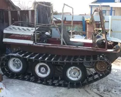 Саморобний снігохід на гусеницях (гусеницях) Саморобний снігохід на гусеницях