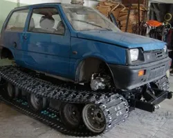 Саморобний снігохід на гусеницях (снігохід) Саморобний снігохід на гусеницях