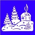 Витинанки новорічні шаблони