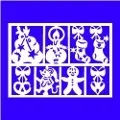 Витинанки новорічні шаблони