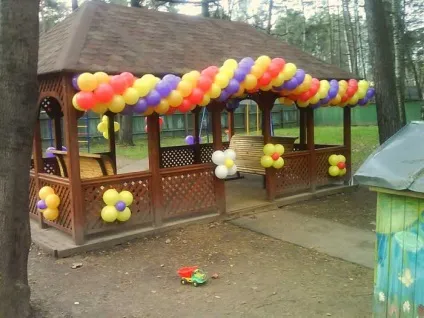 Втілення креативу прикраса альтанки, альтанка