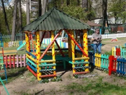 Втілення креативу прикраса альтанки, альтанка