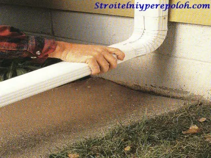 Водостічна труба, будівельний переполох