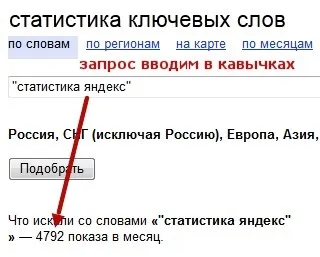 Яндекс wordstat - як користуватися статистикою ключових слів тат (статистикою) Яндекс wordstat - як користуватися статистикою ключових слів тат
