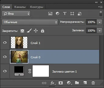 Художнє поєднання двох фотографій в одну