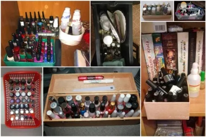 Зберігання лаків для нігтів (нігтів) Зберігання лаків для нігтів