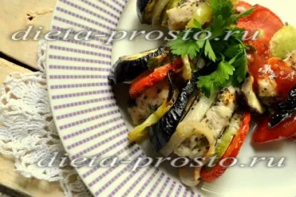 Запечена куряча грудка з овочами в духовці, рецепт з фото (куряча) Запечена куряча грудка з овочами в духовці, рецепт з фото