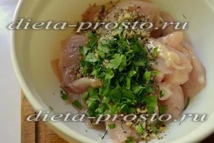 Запечена куряча грудка з овочами в духовці, рецепт з фото (в духовці) Запечена куряча грудка з овочами в духовці, рецепт з фото