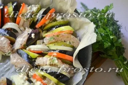 Запечена куряча грудка з овочами в духовці, рецепт з фото (овочами) Запечена куряча грудка з овочами в духовці, рецепт з фото