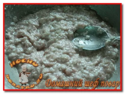 Заварне тісто, соковитий фарш для чебуреків (фарш) Заварне тісто, соковитий фарш для чебуреків