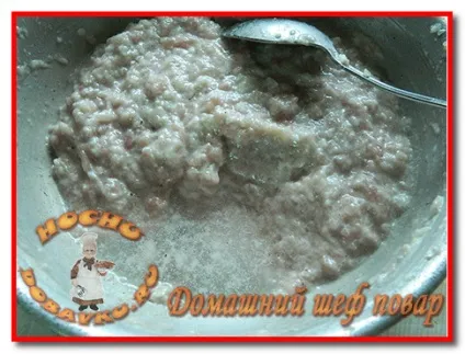 Заварне тісто, соковитий фарш для чебуреків (фарш) Заварне тісто, соковитий фарш для чебуреків