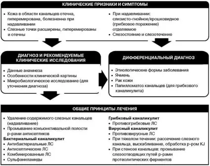 Захворювання слізних органів (блокатор) Захворювання слізних органів