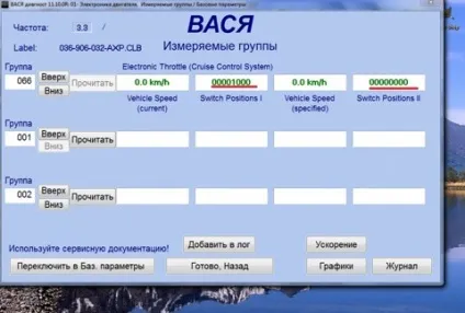 Активація та перевірка круїз контролю