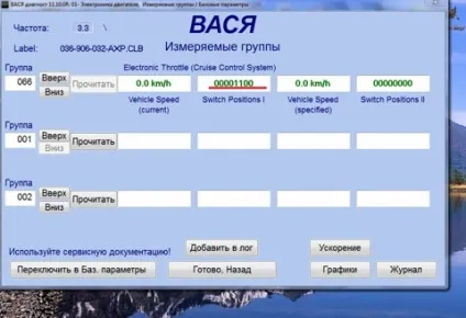 Активація та перевірка круїз контролю