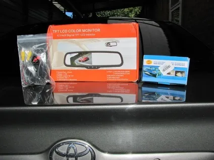 Автомобільне дзеркало-монітор і камера заднього виду з бездротовим блоком (дзеркала заднього виду) Автомобільне дзеркало-монітор і камера заднього виду з бездротовим блоком