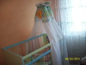 Балдахін на дитяче ліжечко, домашній калейдоскоп (ліжечко) Балдахін на дитяче ліжечко, домашній калейдоскоп