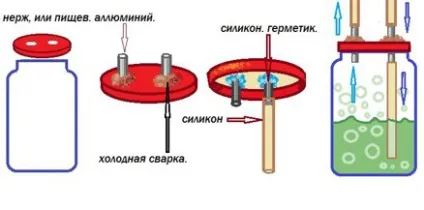 Барботер і сухопарник в самогонному апараті (сухопарник) Барботер і сухопарник в самогонному апараті