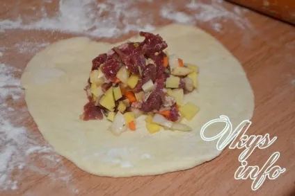 Біляші в духовці рецепт з фото (біляші духовка рецепт м'ясо картопля цибуля дірочка) Біляші в духовці рецепт з фото