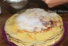 Млинцевий торт крепвіль - рецепт з покроковими фото (рецепт) Млинцевий торт крепвіль - рецепт з покроковими фото