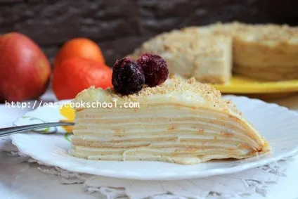 Млинцевий торт рецепт з фото крок за кроком в домашніх умовах, легкі рецепти (рецепт) Млинцевий торт рецепт з фото крок за кроком в домашніх умовах, легкі рецепти