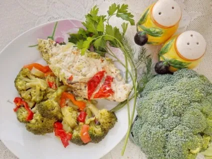 Брокколі з курячими грудками в духовці (курячої) Брокколі з курячими грудками в духовці