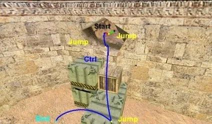 Bunnyhop - расприг в counter-strike 1