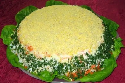 Салат з сайри консервованої рецепти з фото (сайри) Салат з сайри консервованої рецепти з фото