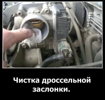 Чистка дросельної заслінки основні нюанси (дожигания частини вихлопних газів) Чистка дросельної заслінки основні нюанси