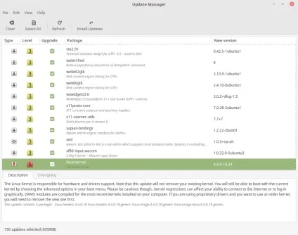 Що нового в linux mint 18, losst