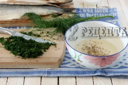 Оселедець запечена в фользі в духовці - рецепт з фото (оселедець) Оселедець запечена в фользі в духовці - рецепт з фото
