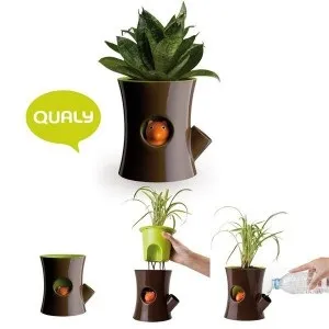 Квіткові горщики з автополивом coubi, lechuza, green apple (квіткові) Квіткові горщики з автополивом coubi, lechuza, green apple