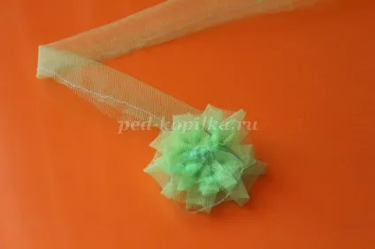 Квіти з тканини сітка своїми руками (руками) Квіти з тканини сітка своїми руками