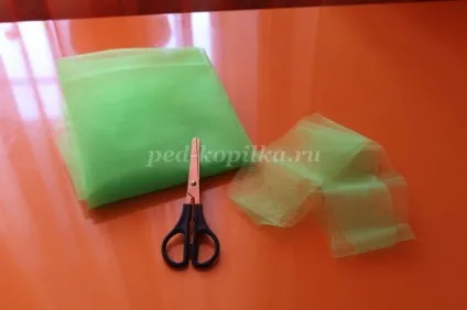 Квіти з тканини сітка своїми руками (руками) Квіти з тканини сітка своїми руками