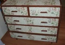 Декупаж комода тумбочка своїми руками, фото заготовок в домашніх умовах, міні-комод і старий (своїми) Декупаж комода тумбочка своїми руками, фото заготовок в домашніх умовах, міні-комод і старий