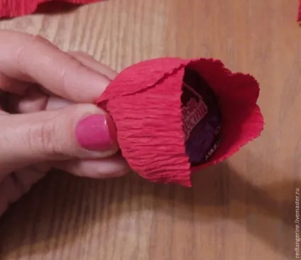 Робимо букет з цукерок у формі серця - ярмарок майстрів - ручна робота, handmade